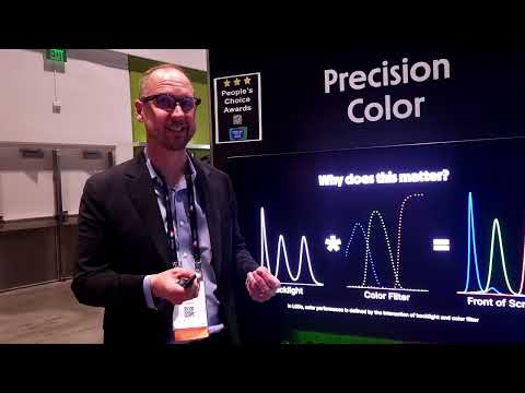 Quantum Dot Explainer from Nanosys at Display Week 2025